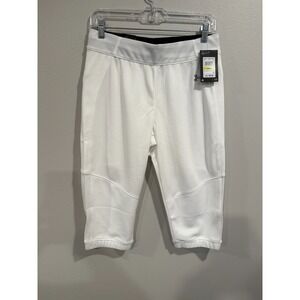 Under Armour Vanish Softball Beltless White Pants 1364115 Women's Size Medium